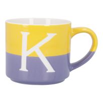 Becher Buchstabe/2 Farben, K, 500 ml