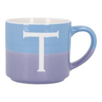 Becher Buchstabe/2 Farben, T, 500 ml