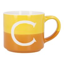 Becher Buchstabe/2 Farben, C, 500 ml