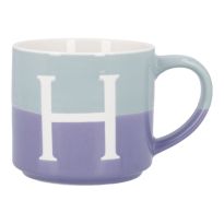 Becher Buchstabe/2 Farben, H, 500 ml