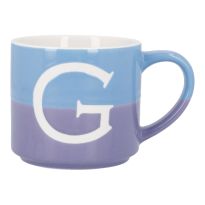 Becher Buchstabe/2 Farben, G, 500 ml
