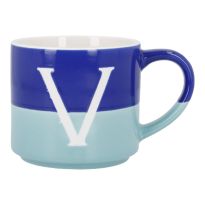 Becher Buchstabe/2 Farben, V, 500 ml