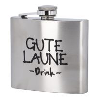 Flachmann Spruch, Gute Laune, 150 ml
