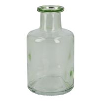 Flaschenvase Mini, hellgrün, 12 cm