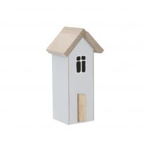 Haus Fenster, hellblau, 11 cm