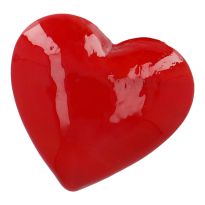 Deko-Herz, rot, 4 cm