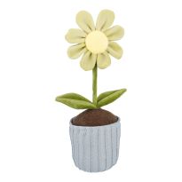 Türstopper Blume im Topf, gelb, 40 cm