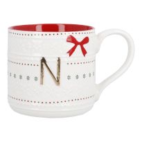 Becher Buchstabe/Schleife, N, 450 ml