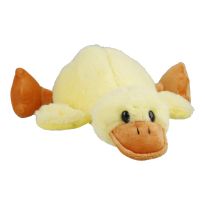 Kuscheltier Ente, liegend, gelb, 26 cm