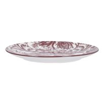 Teller Bali, Blumen/lila, 19 cm