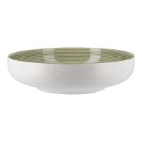 Schale Rille, grün, 20 cm