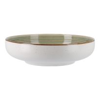 Schale Rille, grün, 16 cm