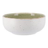 Schale Rille, grün, 11 cm