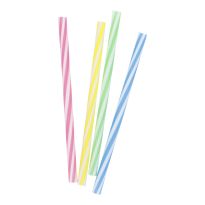 Trinkhalm mit Bürste, bunt, 40 Stück