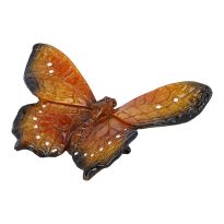 Schmetterling Amy, flach/orange, 10.5 cm