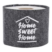 Klopapier-Banderole Filz, Home Sweet Home