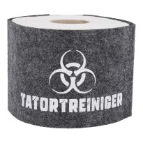 Klopapier-Banderole Filz, Tatortreiniger