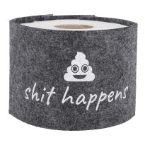 Klopapier-Banderole Filz, Shit happens