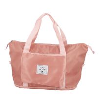 Reisetasche, faltbar, altrosa, 42 cm