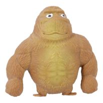 Stretch-Gorilla, braun, 9 cm