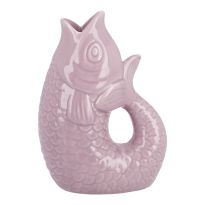 Vase Fisch, rosa, 14.5 cm