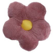 Kissen Blume, rosa/gelb, 40 cm