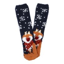 Kuschelsocken 3D/Xmas, Fuchs