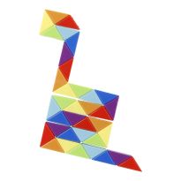 Puzzle Schlange, bunt