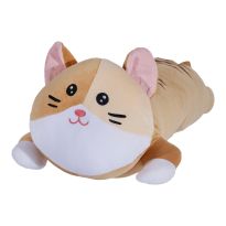 Katze, lang/braun, 90 cm