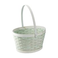 Korb mit Henkel, grün