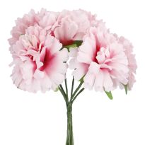 Deko-Stecker Blumen, pink, 12 cm
