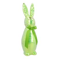 Hase Mosaik, grün, 41 cm