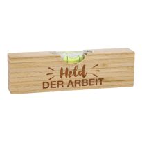 Wasserwaage Spruch, Held, 15 cm