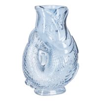 Vase Fisch, blau, 16 x 10 x 24 cm