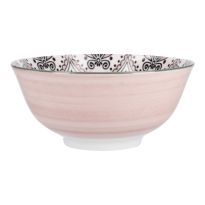 Schale Lisa, tief, rosa, 15 cm