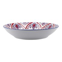 Schale Lisa, flach, dunkelblau, 20 cm