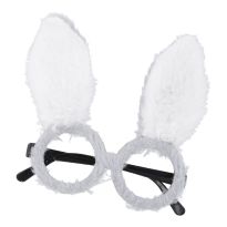 Brille Hase, grau/weiß