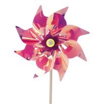 Windmühle Bunt, irisierend/pink, 30 x 74 cm