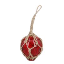 Anhänger Fischerkugel, rot, 5 cm