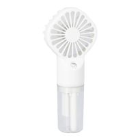 Hand-Ventilator mit Wasser-Funktion, weiß, 16 cm