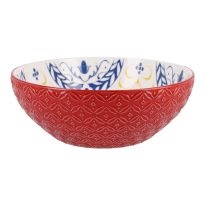 Schale China, Blume Nr. 3, Relief, 20 cm