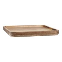 Holz-Untersetzer Akazie, eckig, 15 cm