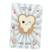 Notizbuch Kawaii, 3D-Figur/Toast