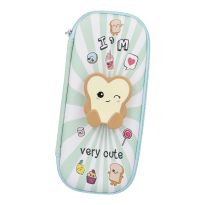 Stiftmappe Kawaii, 3D-Figur/Toast