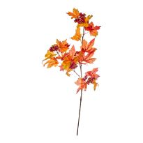 Zweig Ahorn/Beeren, orange/gelb, 78 cm