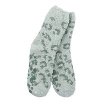 Kuschelsocken Anti-Rutsch, Leo/grün
