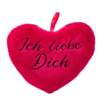 Kissen Herz, Ich liebe dich, 24 cm