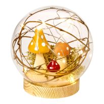 LED-Kugel Pilze, 13 cm