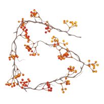 Girlande Minibeeren, orange, 120 cm