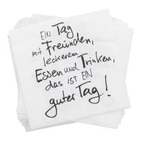 Serviette Guter Tag, 20 Stück